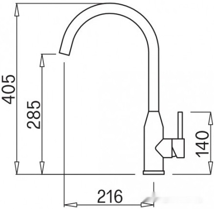 Смеситель Elleci Adige M70 Ghisa