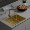 Кухонная мойка Roxen Simple PVD gold 560220-60G
