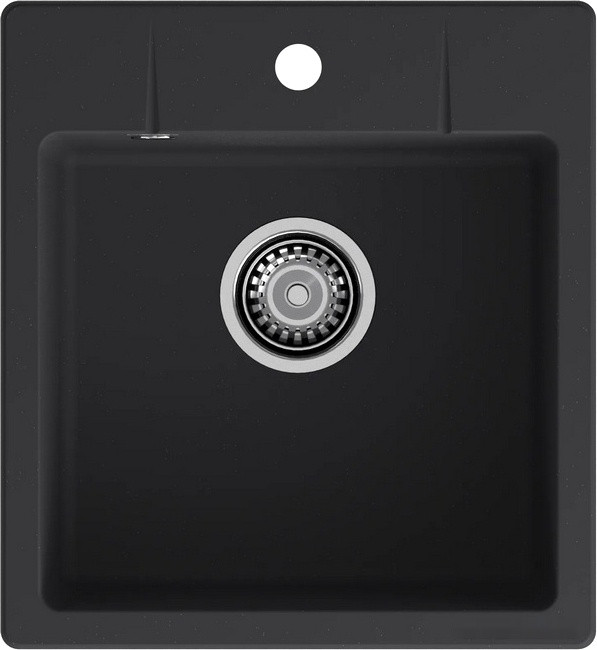 Кухонная мойка GranFest QUARZ GF-UR-245 (черный)