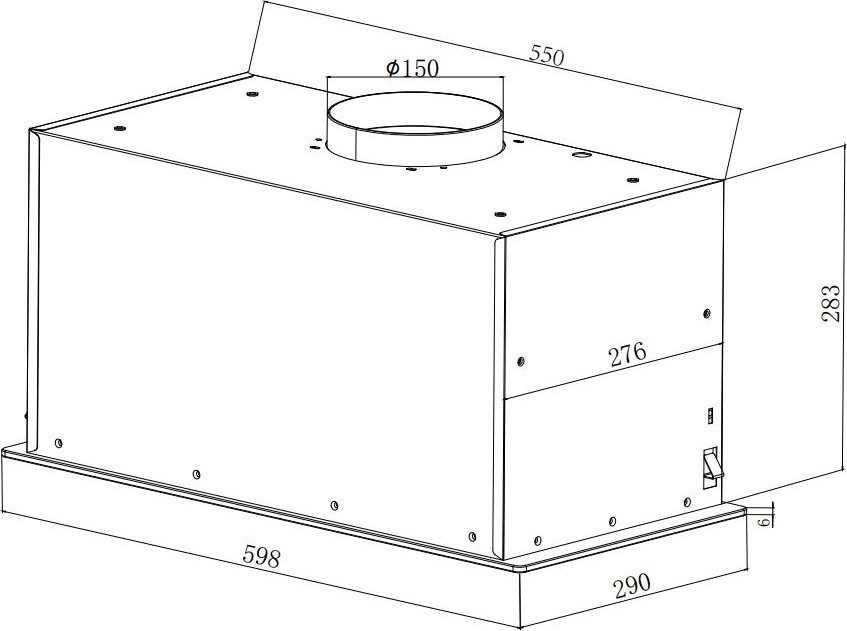 Вытяжка Zorg Star 1080 60 S-GC (белый)