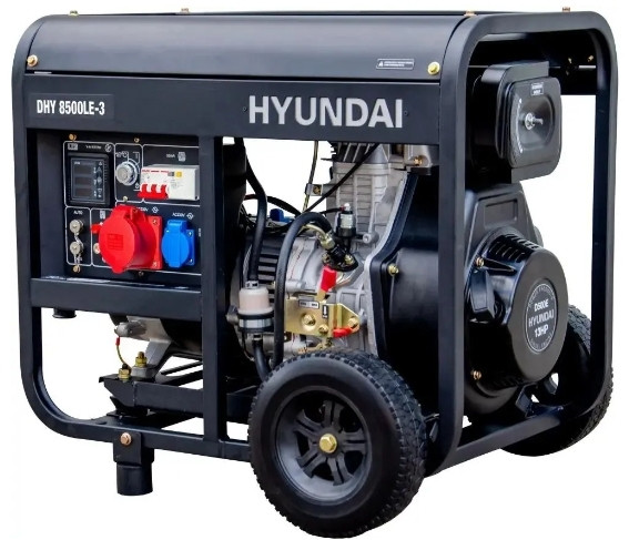 Генератор Hyundai DHY 8500LE-3