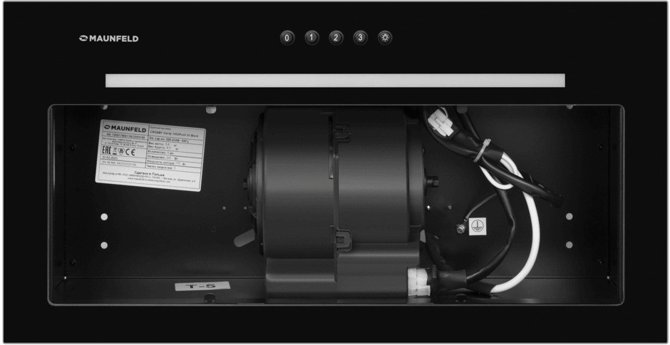 Вытяжка Maunfeld Crosby Hardy 1000Push (черный)