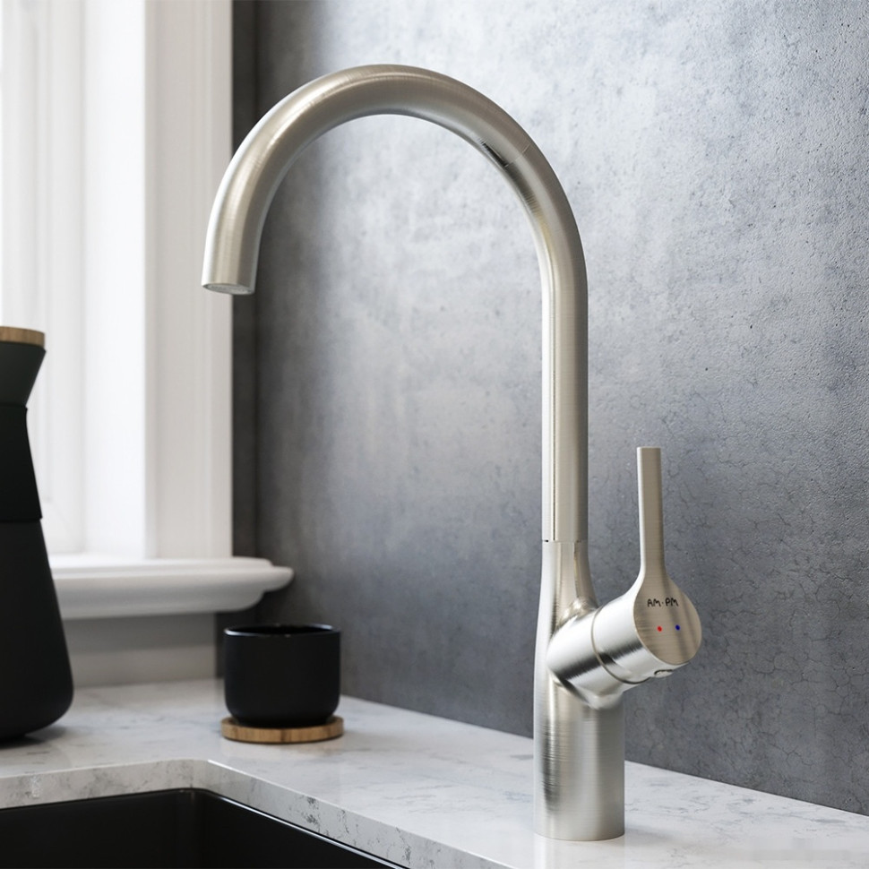 Смеситель Am.Pm Spike F9S07011 (сатин)