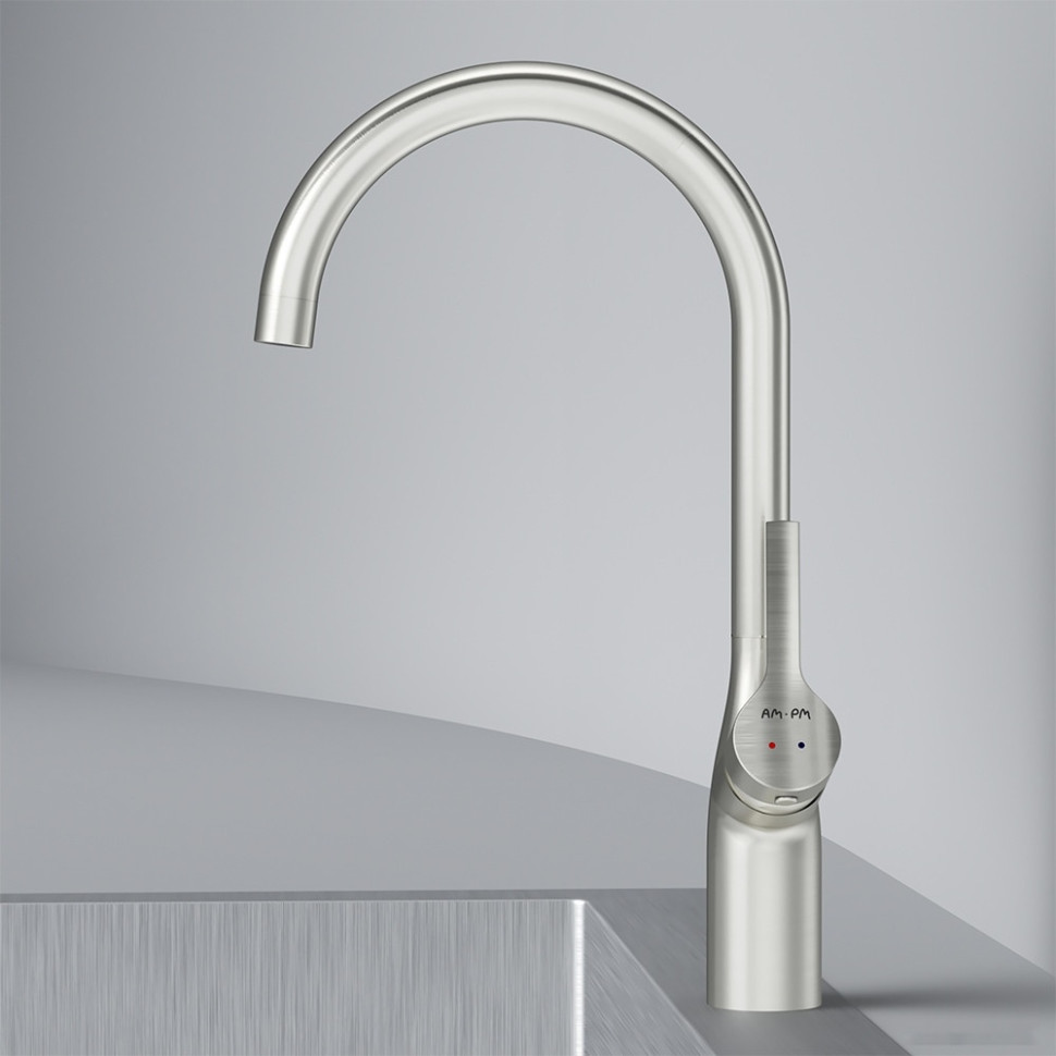 Смеситель Am.Pm Spike F9S07011 (сатин)