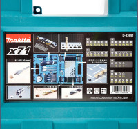 Набор инструментов Makita D-33691 71 предмет