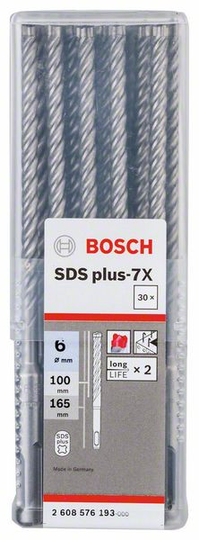 Сверло Bosch SDS-plus 7X 6x100x165