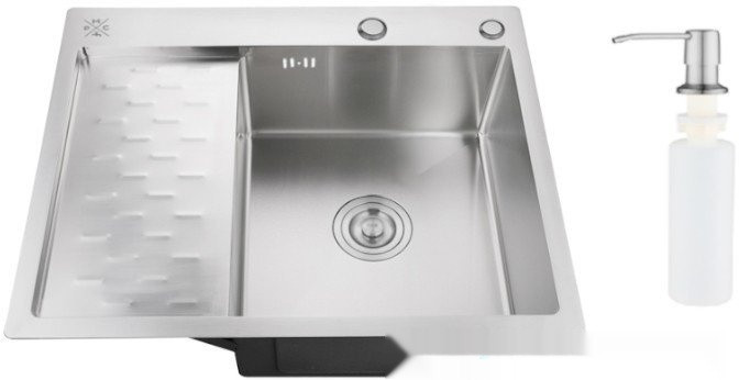 Кухонная мойка РМС MRK-6350R (с дозатором)