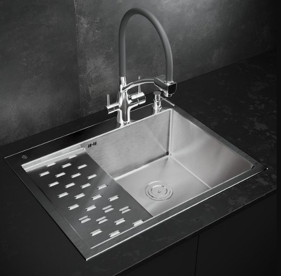 Кухонная мойка РМС MRK-6350R (с дозатором)