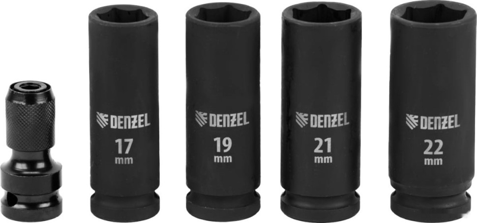 Гайковерт Denzel CIW-IB-300 26501 (с 1-им АКБ, кейс, набор оснастки)