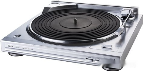 Виниловый проигрыватель DENON DP-29F (серебристый)
