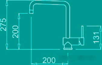 Смеситель Elleci Senna G52 Bianco Pietra