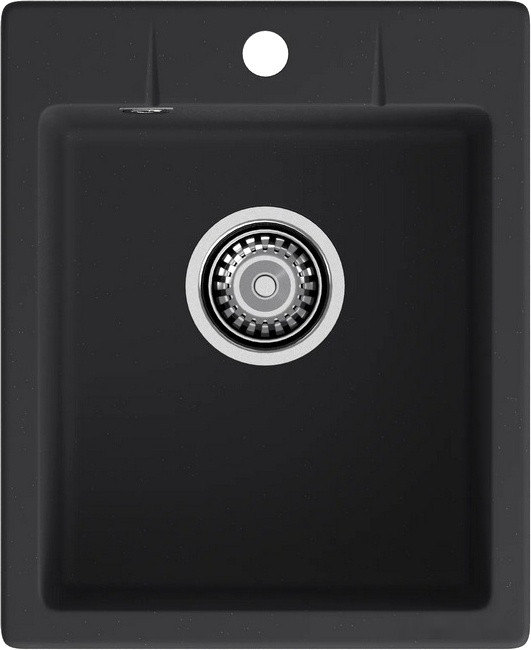 Кухонная мойка GranFest QUARZ GF-UR-240 (черный)