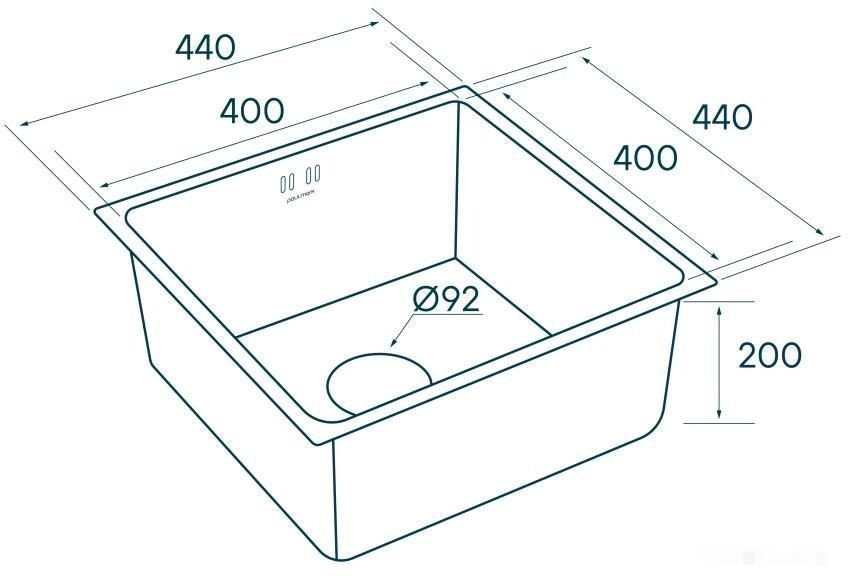 Кухонная мойка Paulmark Lassan PM304444-BS