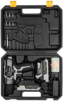 Дрель-шуруповерт Deko DKCD20 Black Edition SET 3 063-4050 (с 2-мя АКБ, кейс)