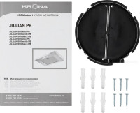 Вытяжка Krona Jillian 500 PB КА-00008955 (белый)