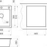 Кухонная мойка Granula GR-4651 (базальт)