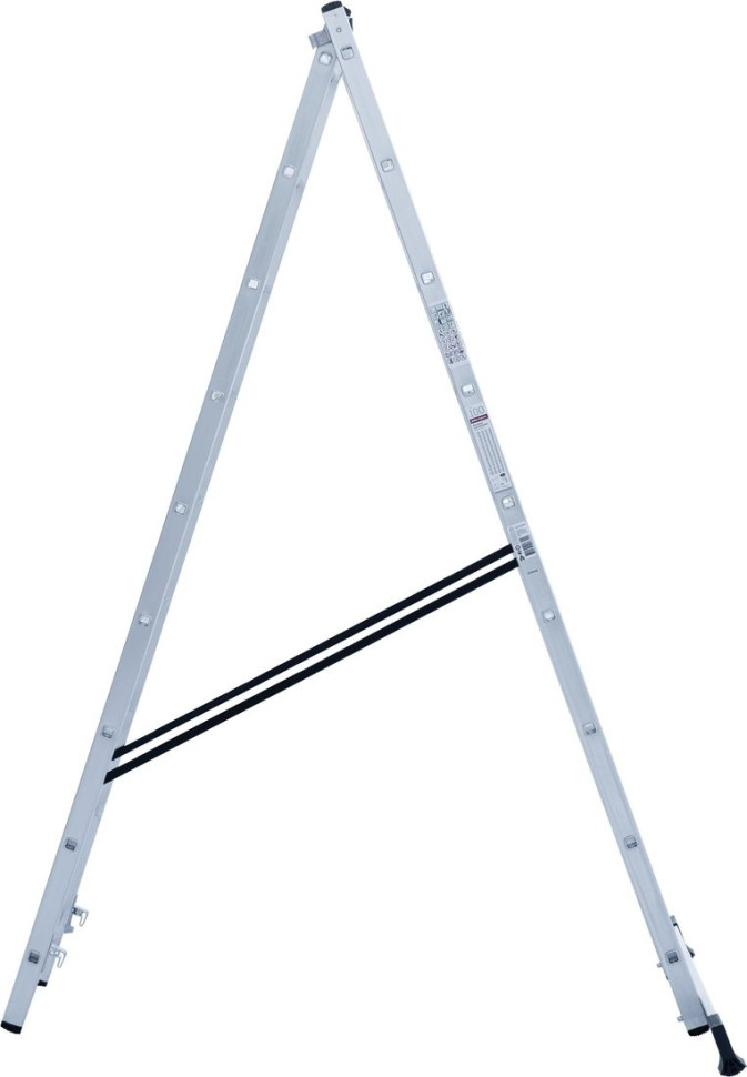Лестница-стремянка Новая Высота NV 122 алюминиевая двухсекционная 2x9 ступеней