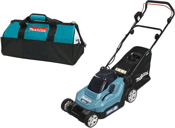 Аккумуляторная газонокосилка Makita DLM382PM2A1 (с 2-мя АКБ, сумка)