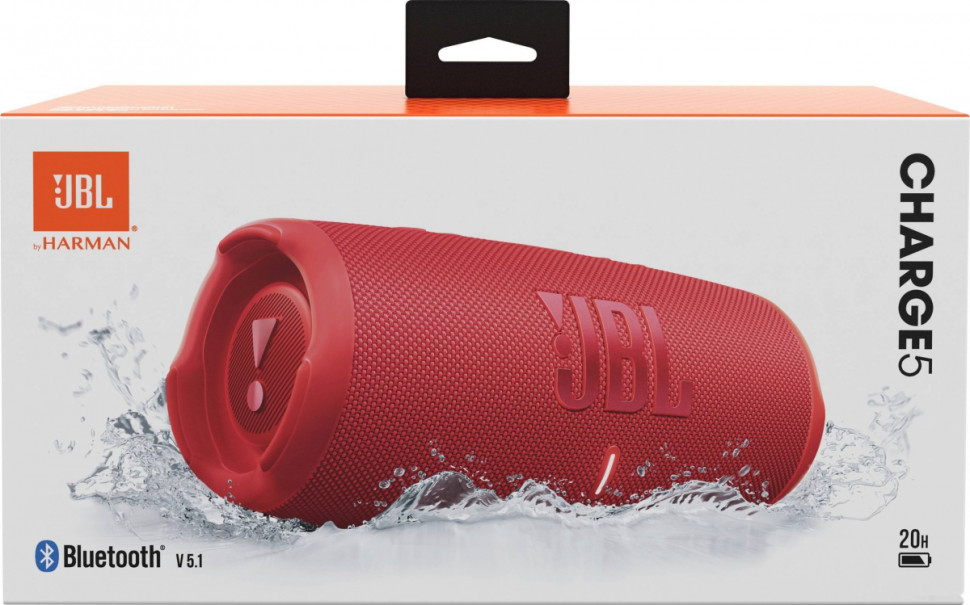 Портативная акустика JBL Charge 5 (красный)