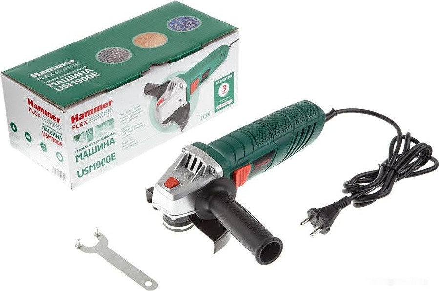 Угловая шлифмашина Hammer USM900E