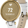 Умные часы Garmin Lily (светло-золотистый, белый/кожаный ремешок)