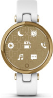 Умные часы Garmin Lily (светло-золотистый, белый/кожаный ремешок)