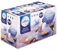 Столовый сервиз Duralex Beau Rivage Marine 9053BS44A0211