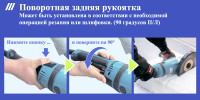 Угловая шлифмашина Makita GA9040SF01