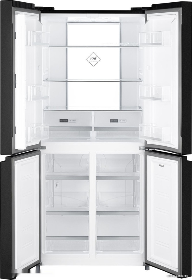 Четырёхдверный холодильник Weissgauff WCD 450 XB NoFrost Inverter