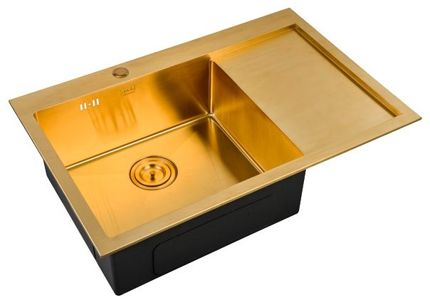 Кухонная мойка Zorg PVD SZR 7851 L BRONZE