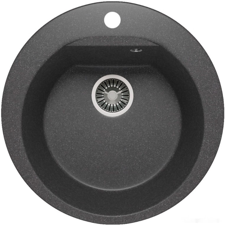 Кухонная мойка Polygran Atol-520 (черный 16)