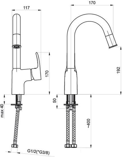 Смеситель Rubineta Artis-33