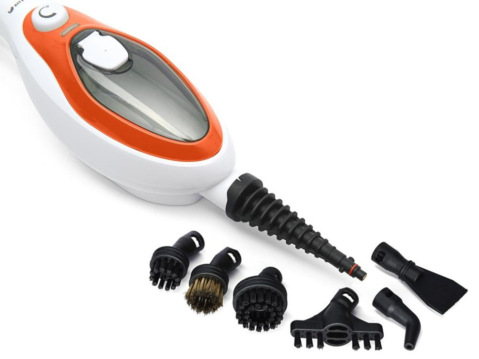 Пароочиститель Kitfort KT-1004-3 (оранжевый)