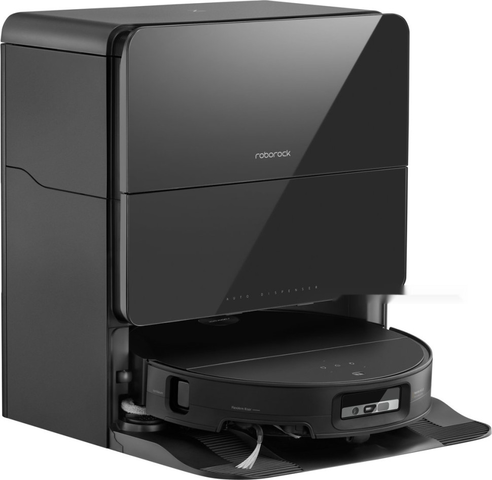 Робот-пылесос Roborock Robotic Vacuum Cleaner+Empty Wash Fill Dock S9 MaxV Ultra S90VER S9MVU52-02 (с русской озвучкой, черный)
