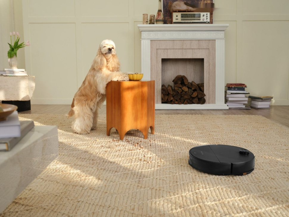 Робот-пылесос Roborock Robotic Vacuum Cleaner+Empty Wash Fill Dock S9 MaxV Ultra S90VER S9MVU52-02 (с русской озвучкой, черный)