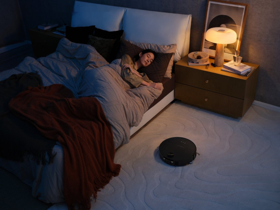 Робот-пылесос Roborock Robotic Vacuum Cleaner+Empty Wash Fill Dock S9 MaxV Ultra S90VER S9MVU52-02 (с русской озвучкой, черный)