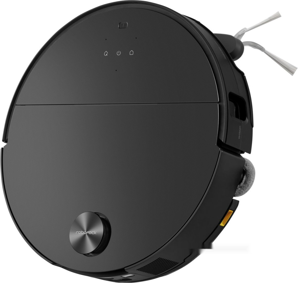 Робот-пылесос Roborock Robotic Vacuum Cleaner+Empty Wash Fill Dock S9 MaxV Ultra S90VER S9MVU52-02 (с русской озвучкой, черный)