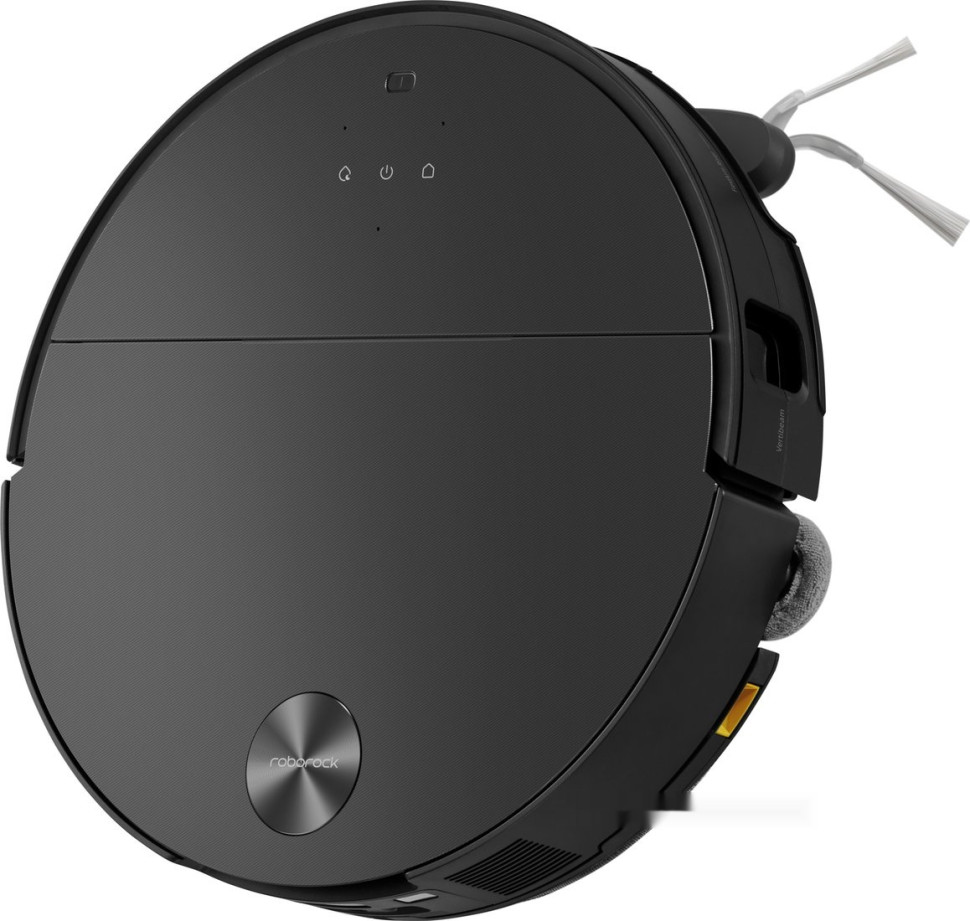 Робот-пылесос Roborock Robotic Vacuum Cleaner+Empty Wash Fill Dock S9 MaxV Ultra S90VER S9MVU52-02 (с русской озвучкой, черный)