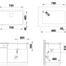 Кухонная мойка Blanco Subline 700-U (Black)
