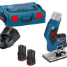 Фрезер Bosch GKF 12V-8 Professional 06016B0000 (с 2-мя АКБ и кейсом)
