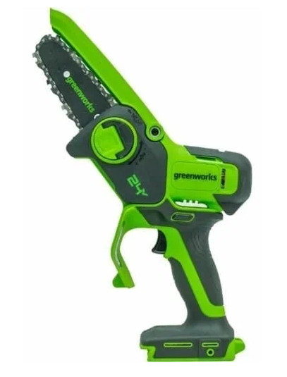 Электропила цепная Greenworks G24MCS10 / 2008207 (без АКБ и ЗУ)