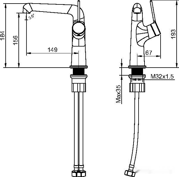 Смеситель Maxonor PL1094-9