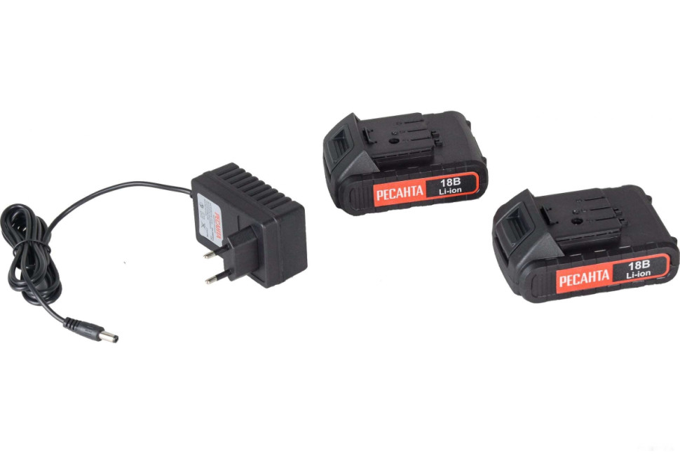 Дрель-шуруповерт Ресанта ДА-50Л2-18А (с 2-мя АКБ, кейс)