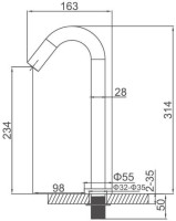 Смеситель Ledeme L1755-3