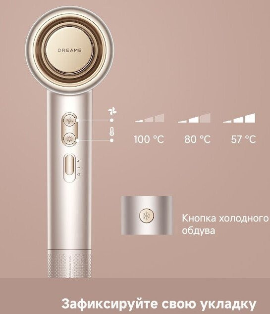 Фен Dreame Нairdryer Gusto AHG40A (розовый)