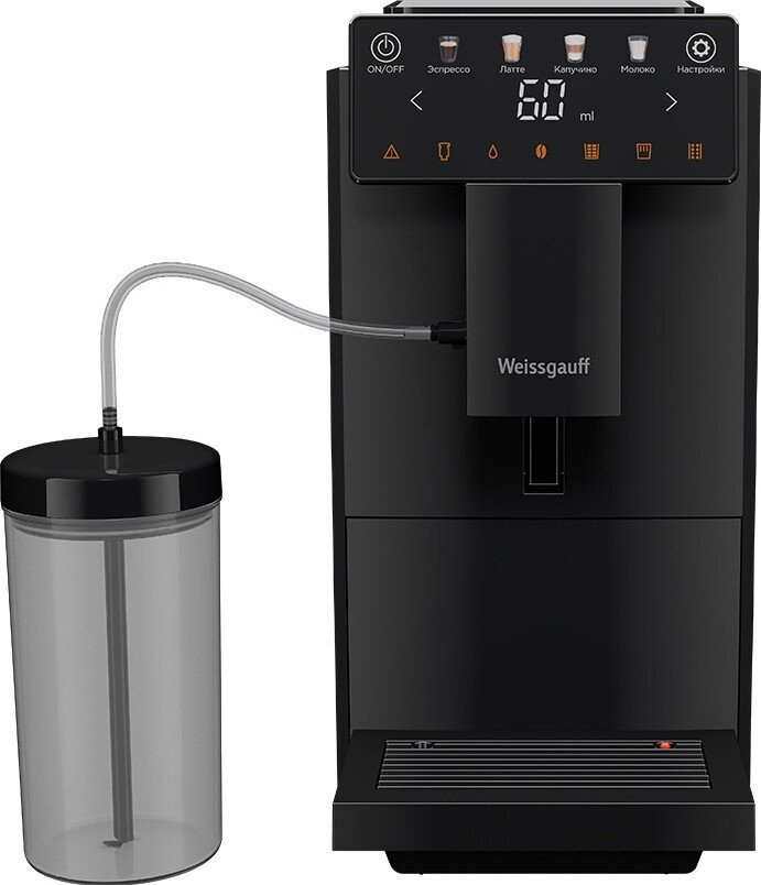 Кофемашина Weissgauff WCM-336 DB Touch Cappuccino