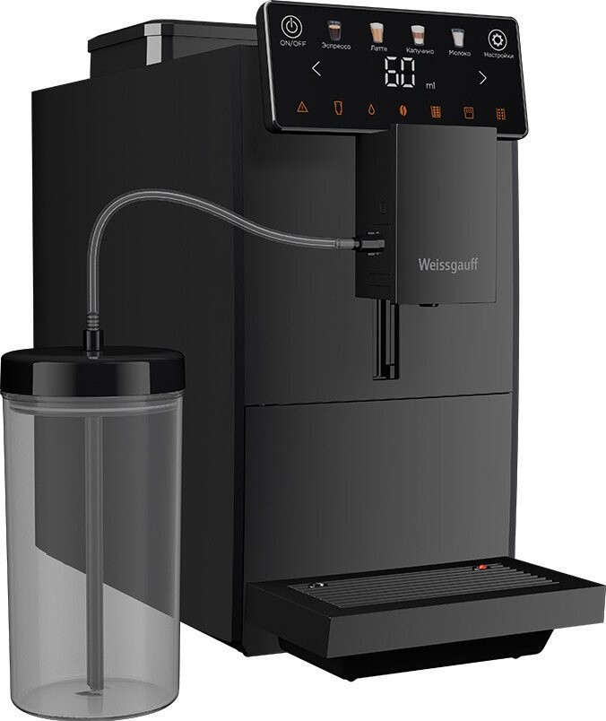 Кофемашина Weissgauff WCM-336 DB Touch Cappuccino