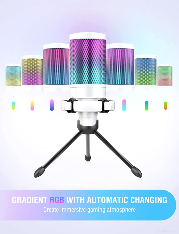 Проводной микрофон FIFINE A6V (белый)