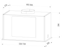 Вытяжка LEX GS Bloc GS 600 (черный)