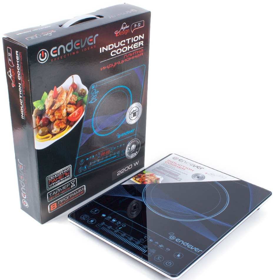 Настольная плита Endever Skyline IP-32 (Black-Blue)